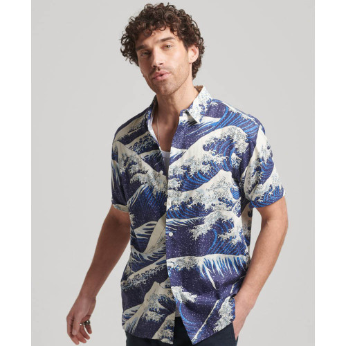 Superdry Ανδρικό πουκάμισο Short Sleeve Hawaiian Shirt
